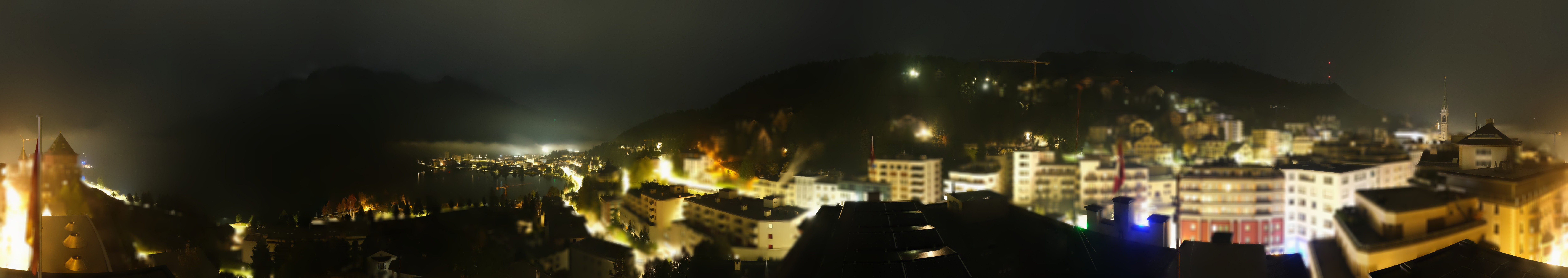 Archiv Foto Webcam St. Moritz Dorf II Ausblick Hotel Schweizerhof Richtung St. Moritz Bad