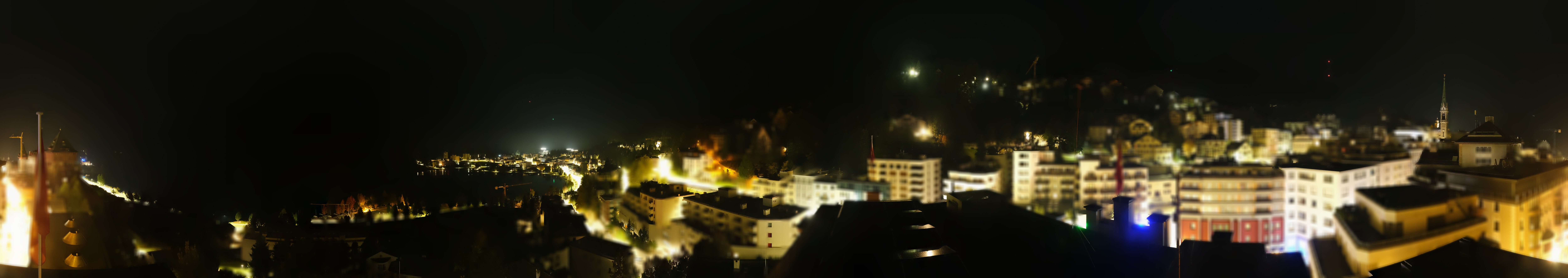 Archiv Foto Webcam St. Moritz Dorf II Ausblick Hotel Schweizerhof Richtung St. Moritz Bad