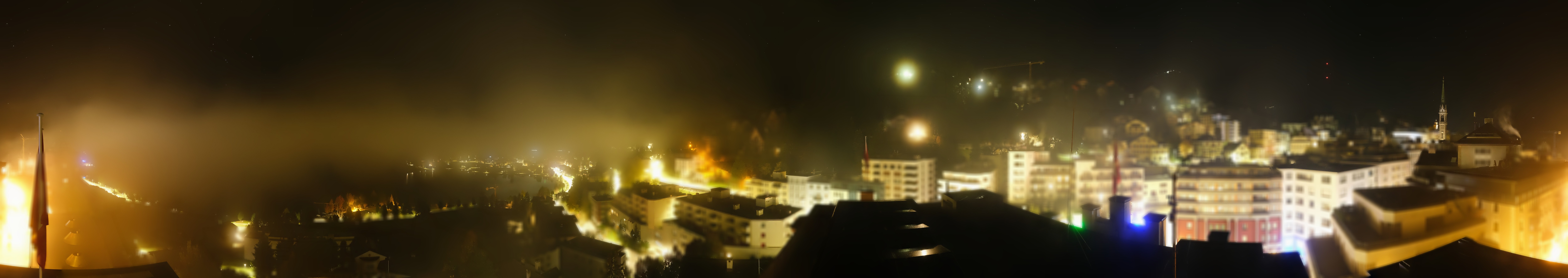 Archived image Webcam St. Moritz village II View from Hotel Schweizerhof towards St. Moritz Bad