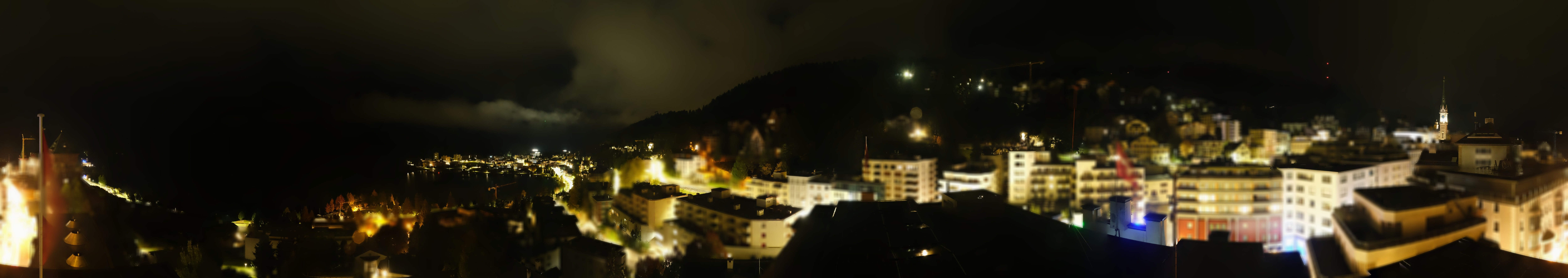 Archiv Foto Webcam St. Moritz Dorf II Ausblick Hotel Schweizerhof Richtung St. Moritz Bad