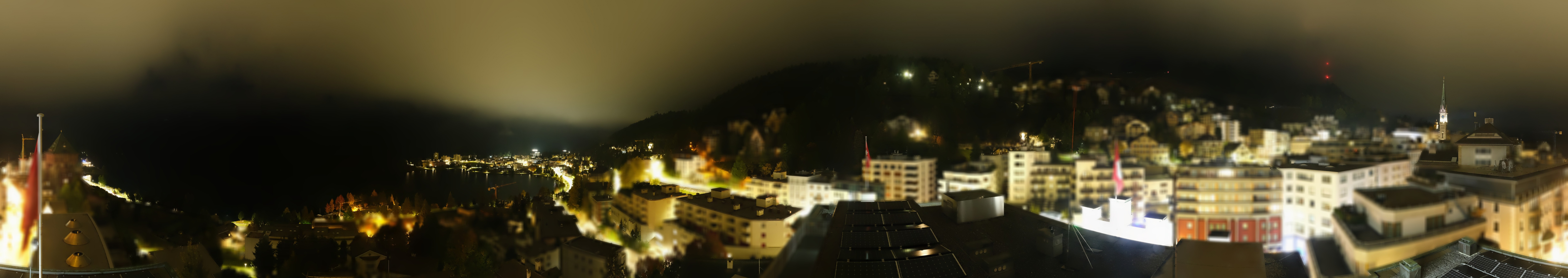 Archiv Foto Webcam St. Moritz Dorf II Ausblick Hotel Schweizerhof Richtung St. Moritz Bad