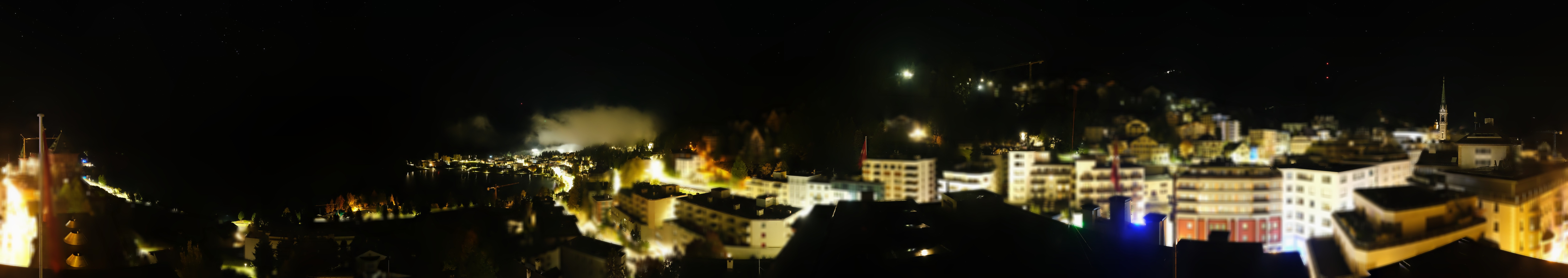 Archiv Foto Webcam St. Moritz Dorf II Ausblick Hotel Schweizerhof Richtung St. Moritz Bad