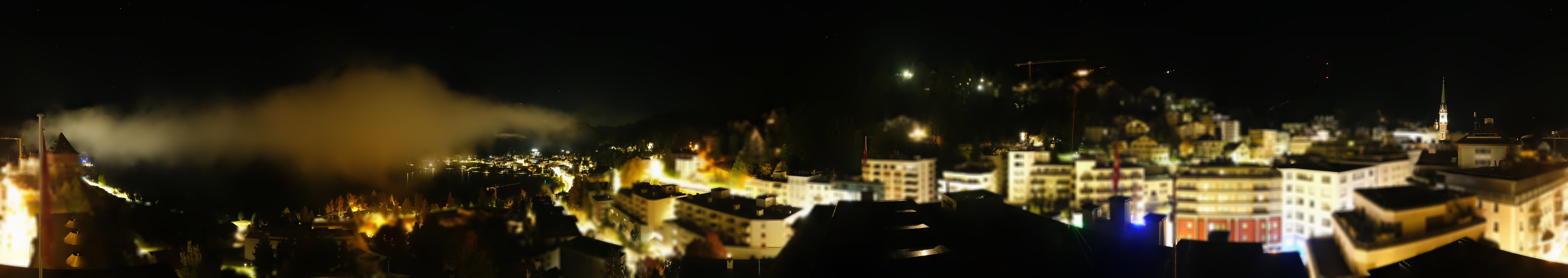 Archived image Webcam St. Moritz village II View from Hotel Schweizerhof towards St. Moritz Bad