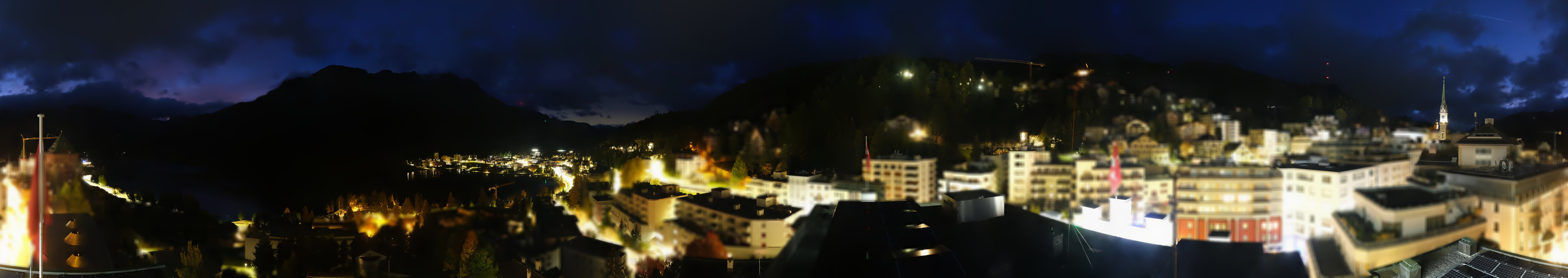 Archiv Foto Webcam St. Moritz Dorf II Ausblick Hotel Schweizerhof Richtung St. Moritz Bad