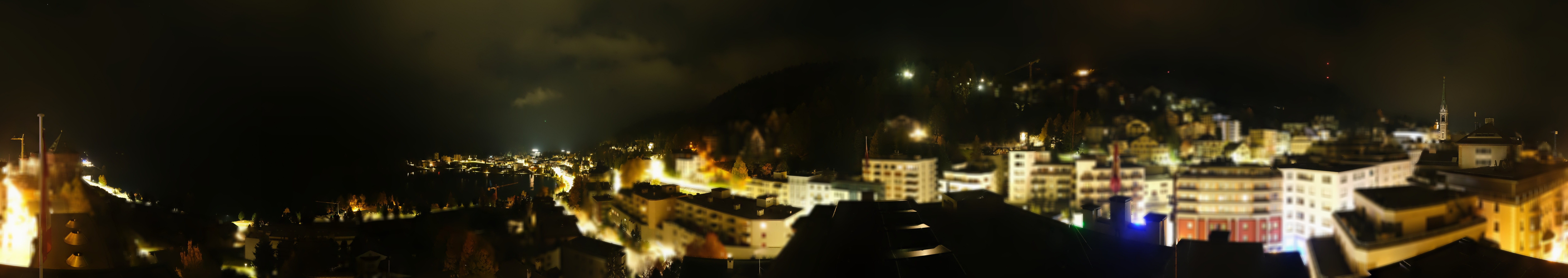 Archiv Foto Webcam St. Moritz Dorf II Ausblick Hotel Schweizerhof Richtung St. Moritz Bad