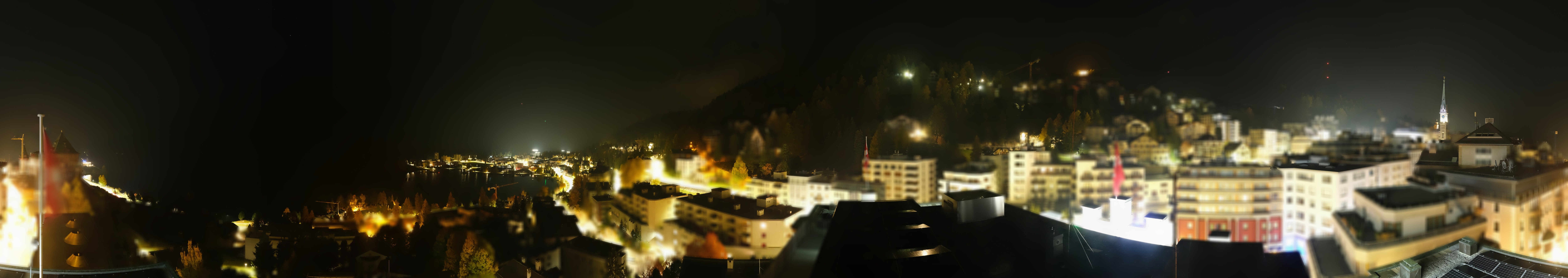 Archiv Foto Webcam St. Moritz Dorf II Ausblick Hotel Schweizerhof Richtung St. Moritz Bad