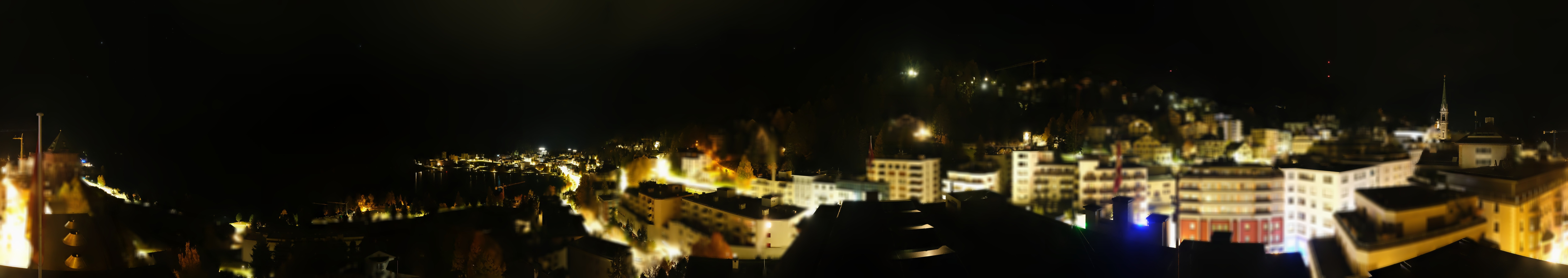 Archiv Foto Webcam St. Moritz Dorf II Ausblick Hotel Schweizerhof Richtung St. Moritz Bad