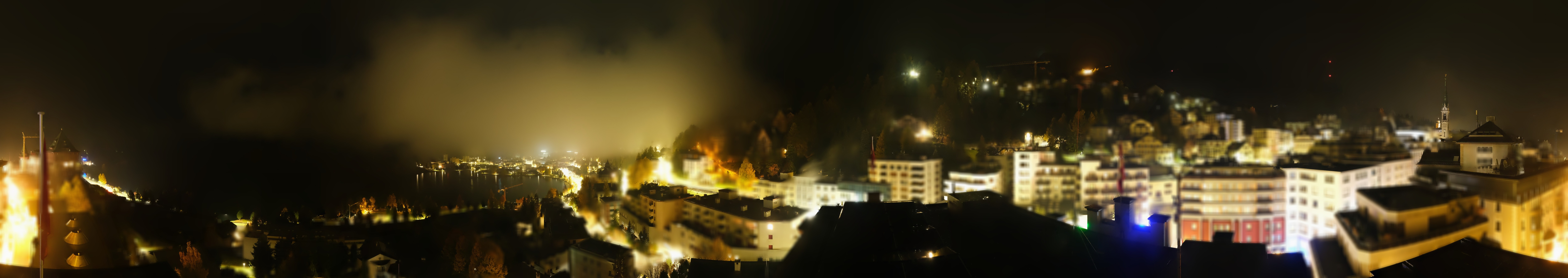 Archiv Foto Webcam St. Moritz Dorf II Ausblick Hotel Schweizerhof Richtung St. Moritz Bad