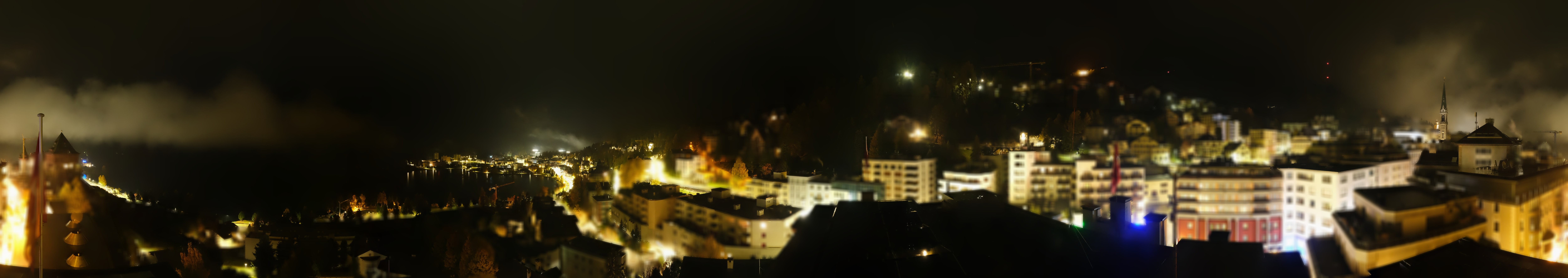 Archiv Foto Webcam St. Moritz Dorf II Ausblick Hotel Schweizerhof Richtung St. Moritz Bad
