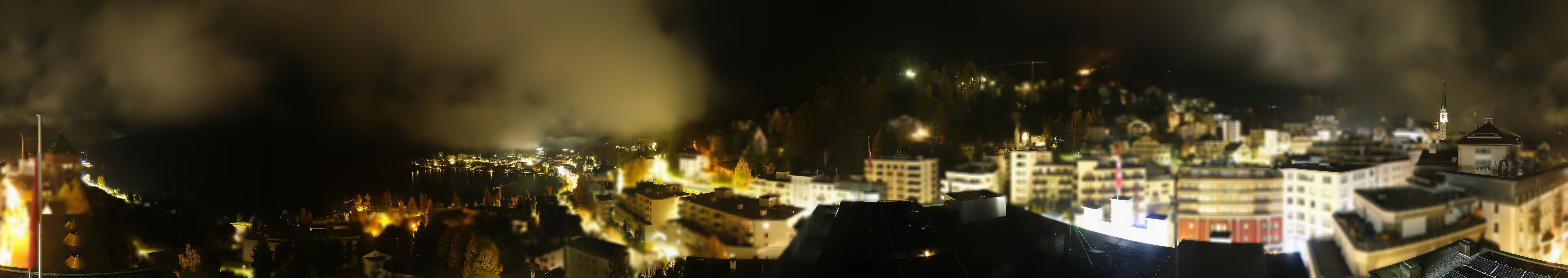 Archiv Foto Webcam St. Moritz Dorf II Ausblick Hotel Schweizerhof Richtung St. Moritz Bad