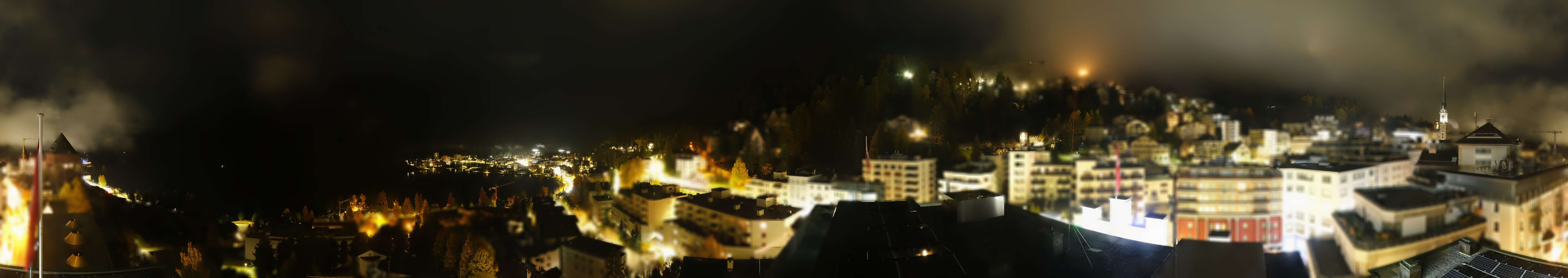 Archiv Foto Webcam St. Moritz Dorf II Ausblick Hotel Schweizerhof Richtung St. Moritz Bad
