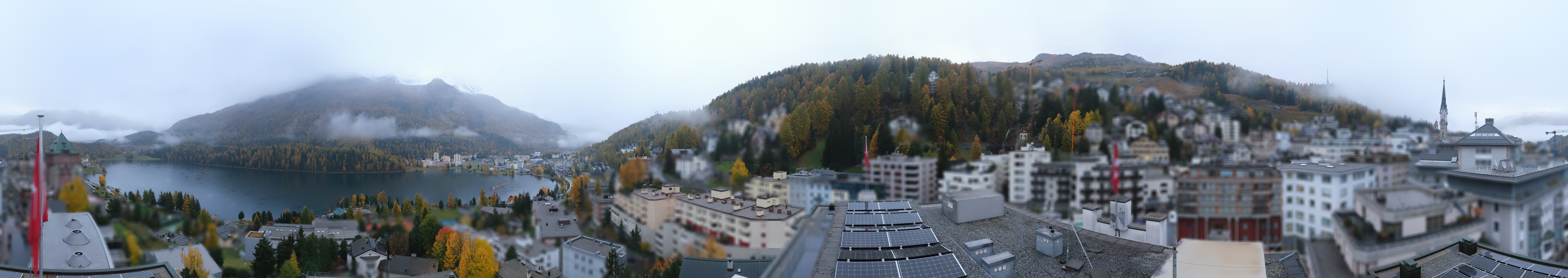 Archiv Foto Webcam St. Moritz Dorf II Ausblick Hotel Schweizerhof Richtung St. Moritz Bad