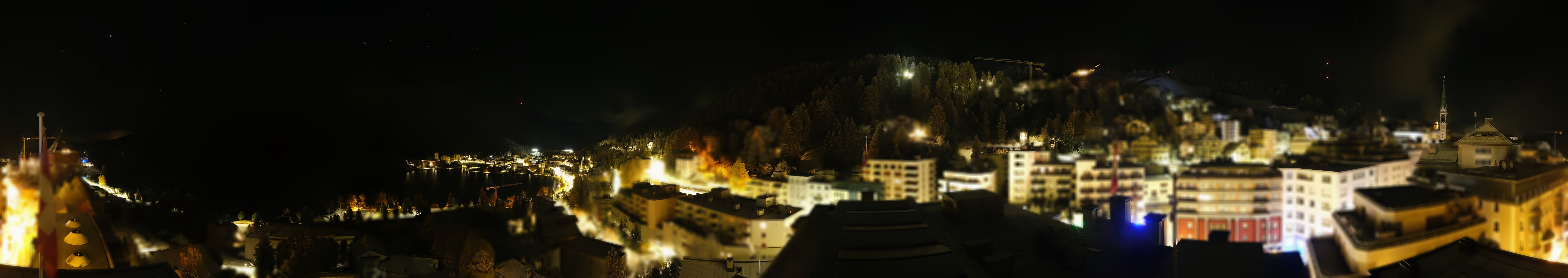Archiv Foto Webcam St. Moritz Dorf II Ausblick Hotel Schweizerhof Richtung St. Moritz Bad
