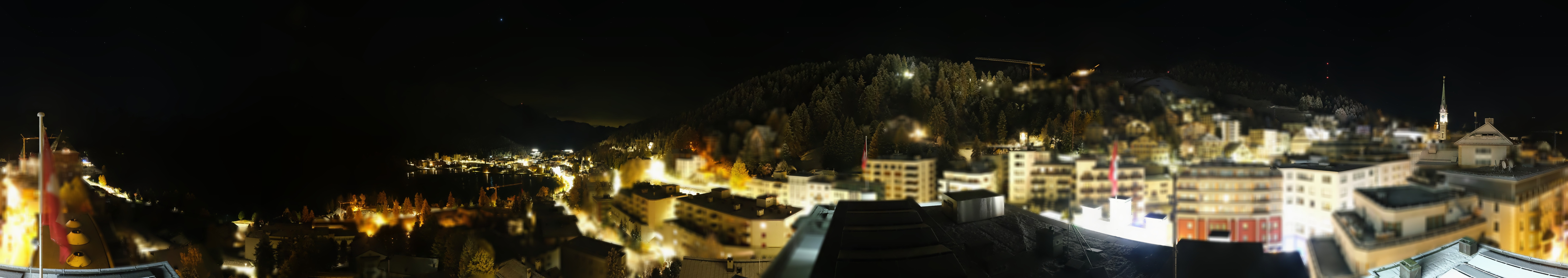 Archiv Foto Webcam St. Moritz Dorf II Ausblick Hotel Schweizerhof Richtung St. Moritz Bad