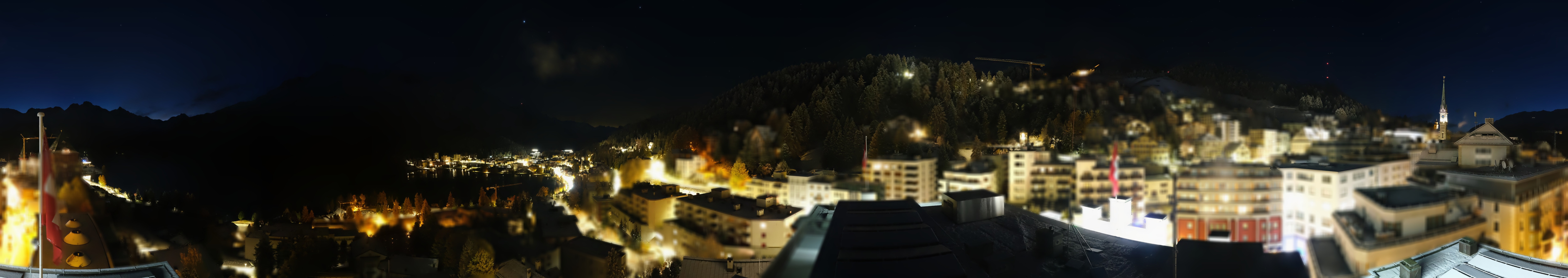 Archiv Foto Webcam St. Moritz Dorf II Ausblick Hotel Schweizerhof Richtung St. Moritz Bad
