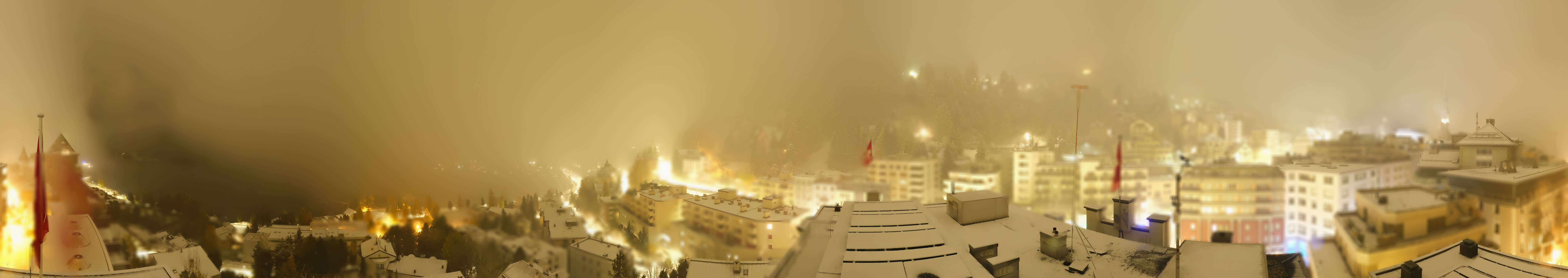 Archiv Foto Webcam St. Moritz Dorf II Ausblick Hotel Schweizerhof Richtung St. Moritz Bad