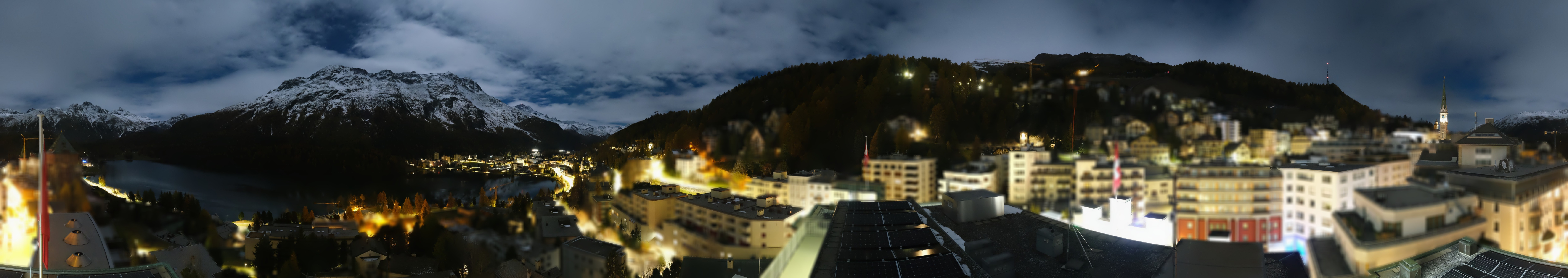 Archiv Foto Webcam St. Moritz Dorf II Ausblick Hotel Schweizerhof Richtung St. Moritz Bad