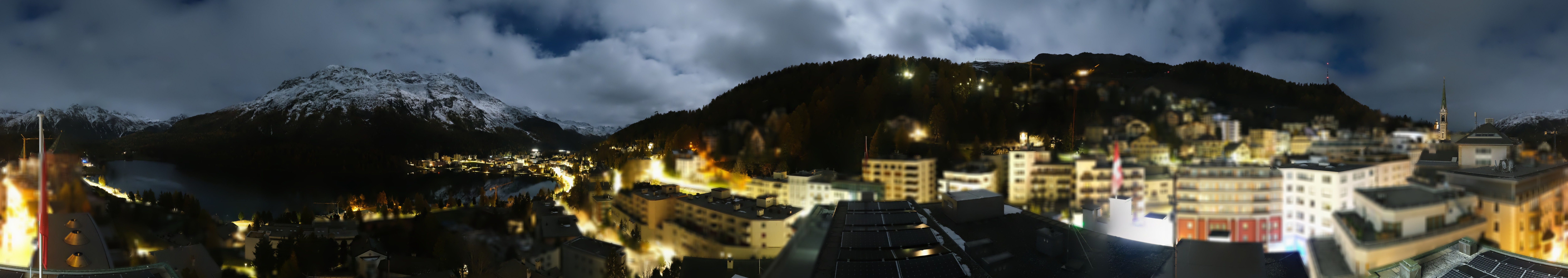 Archiv Foto Webcam St. Moritz Dorf II Ausblick Hotel Schweizerhof Richtung St. Moritz Bad