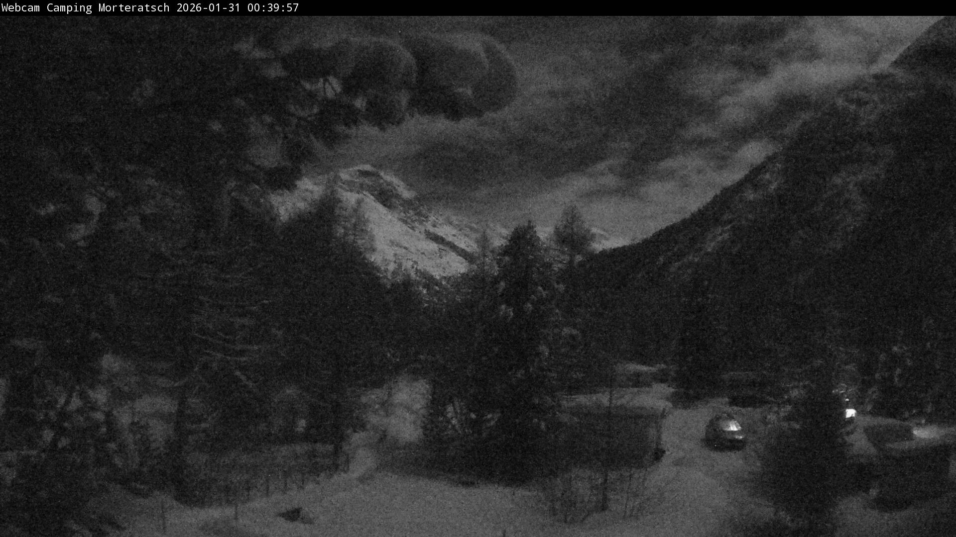 Archived image Webcam Morteratsch camping area, Engadin