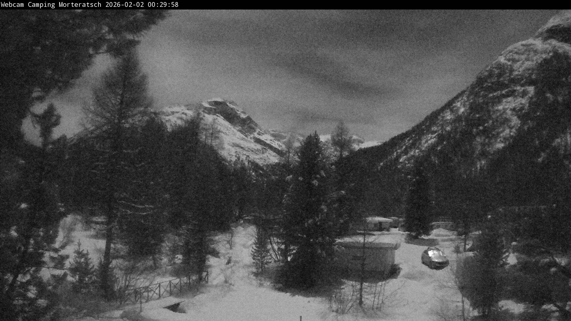 Archiv Foto Webcam Blick Campingplatz Morteratsch