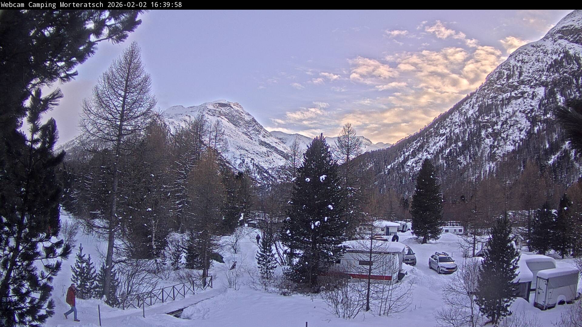 Archiv Foto Webcam Blick Campingplatz Morteratsch