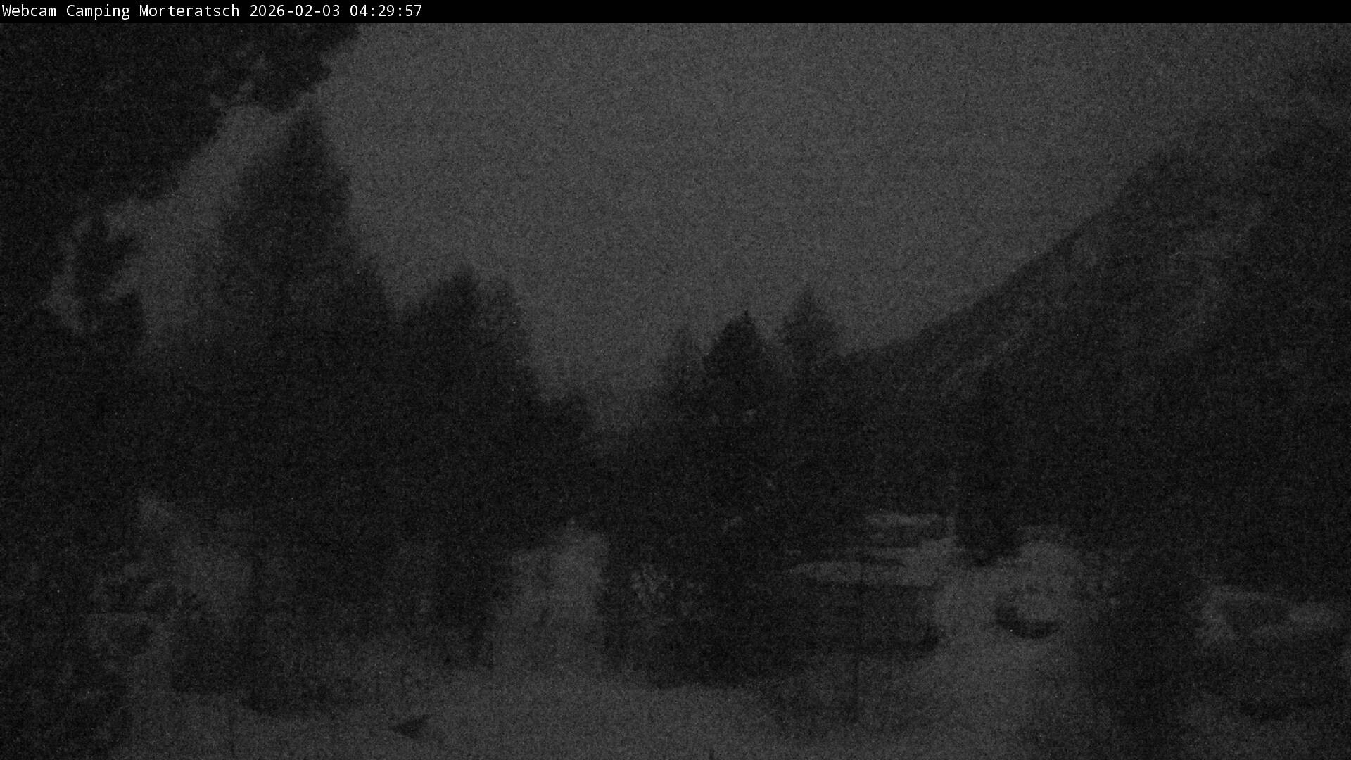 Archiv Foto Webcam Blick Campingplatz Morteratsch