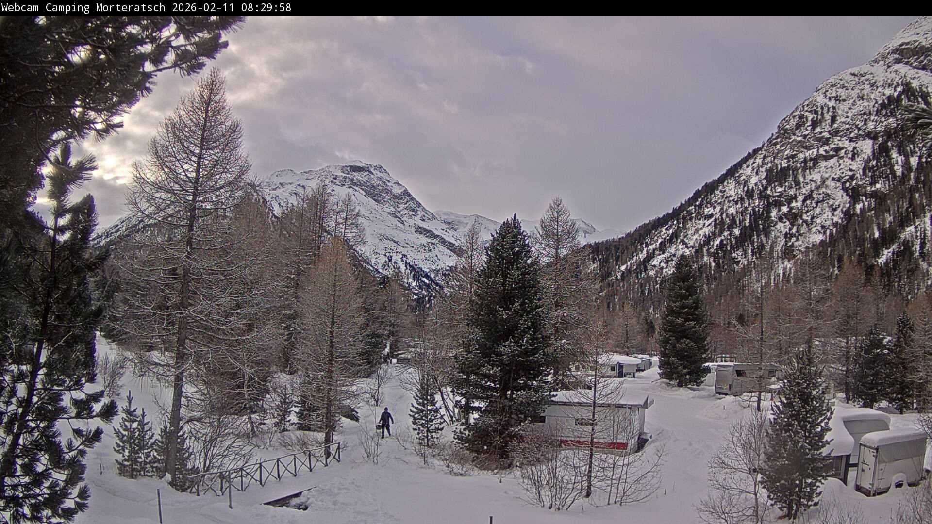 Archived image Webcam Morteratsch camping area, Engadin