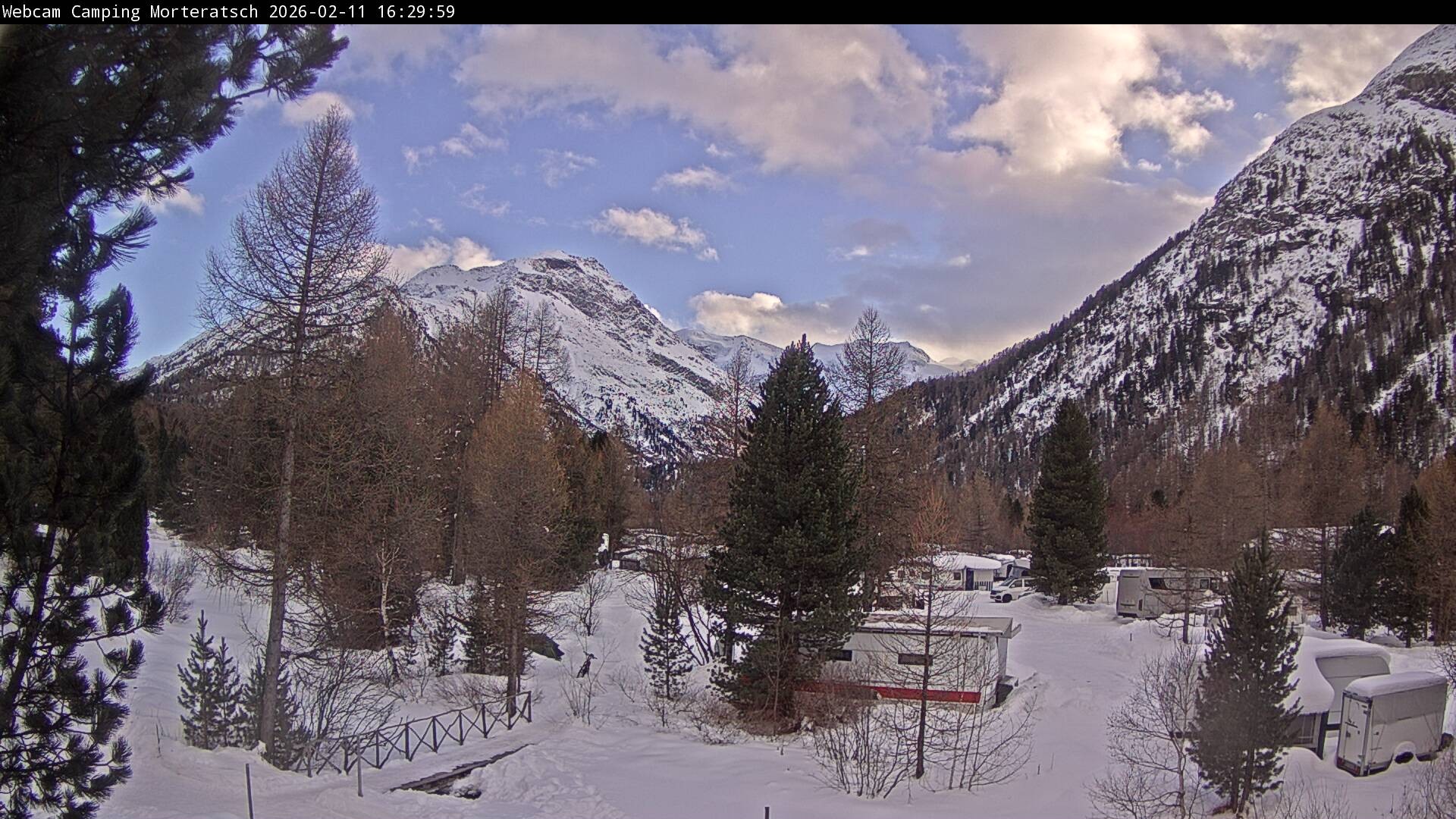 Archived image Webcam Morteratsch camping area, Engadin