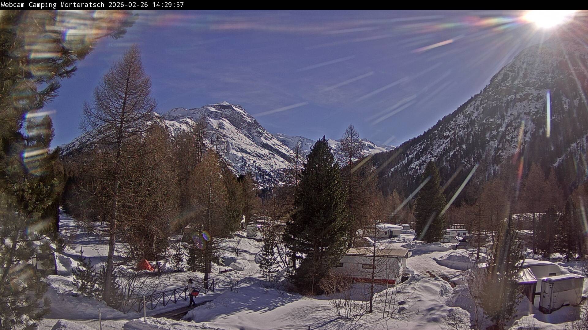 Archived image Webcam Morteratsch camping area, Engadin