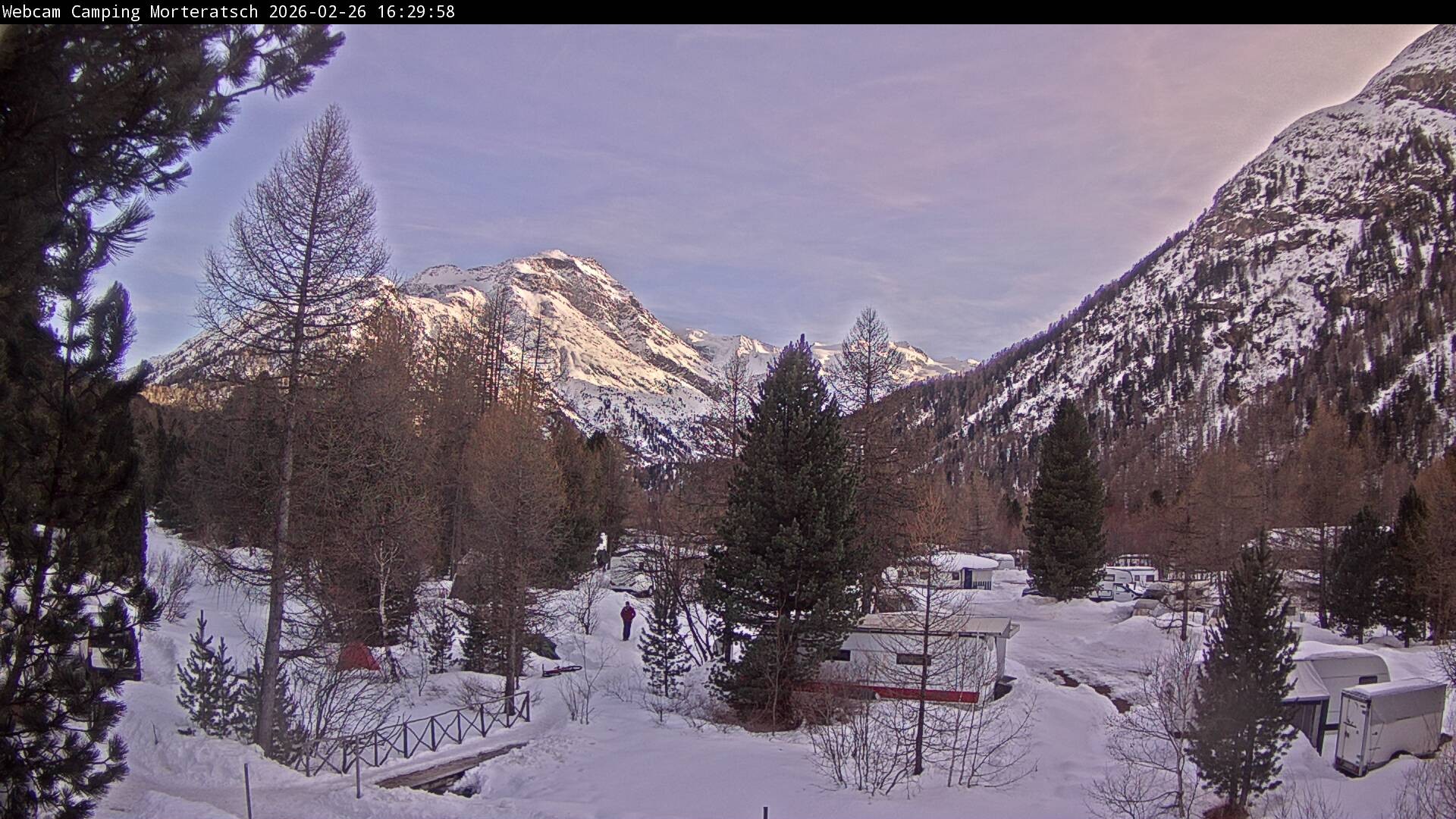Archived image Webcam Morteratsch camping area, Engadin