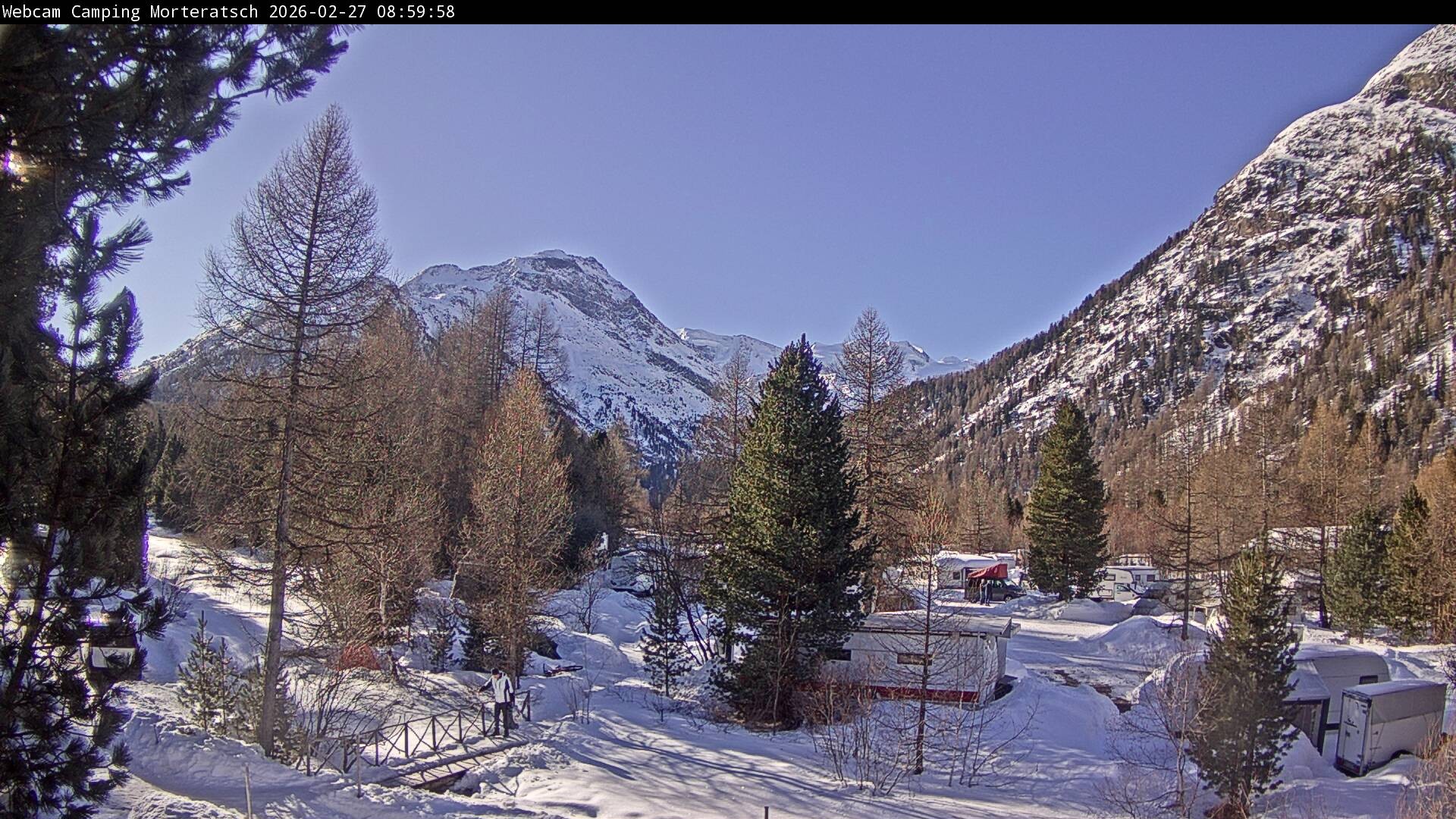 Archived image Webcam Morteratsch camping area, Engadin