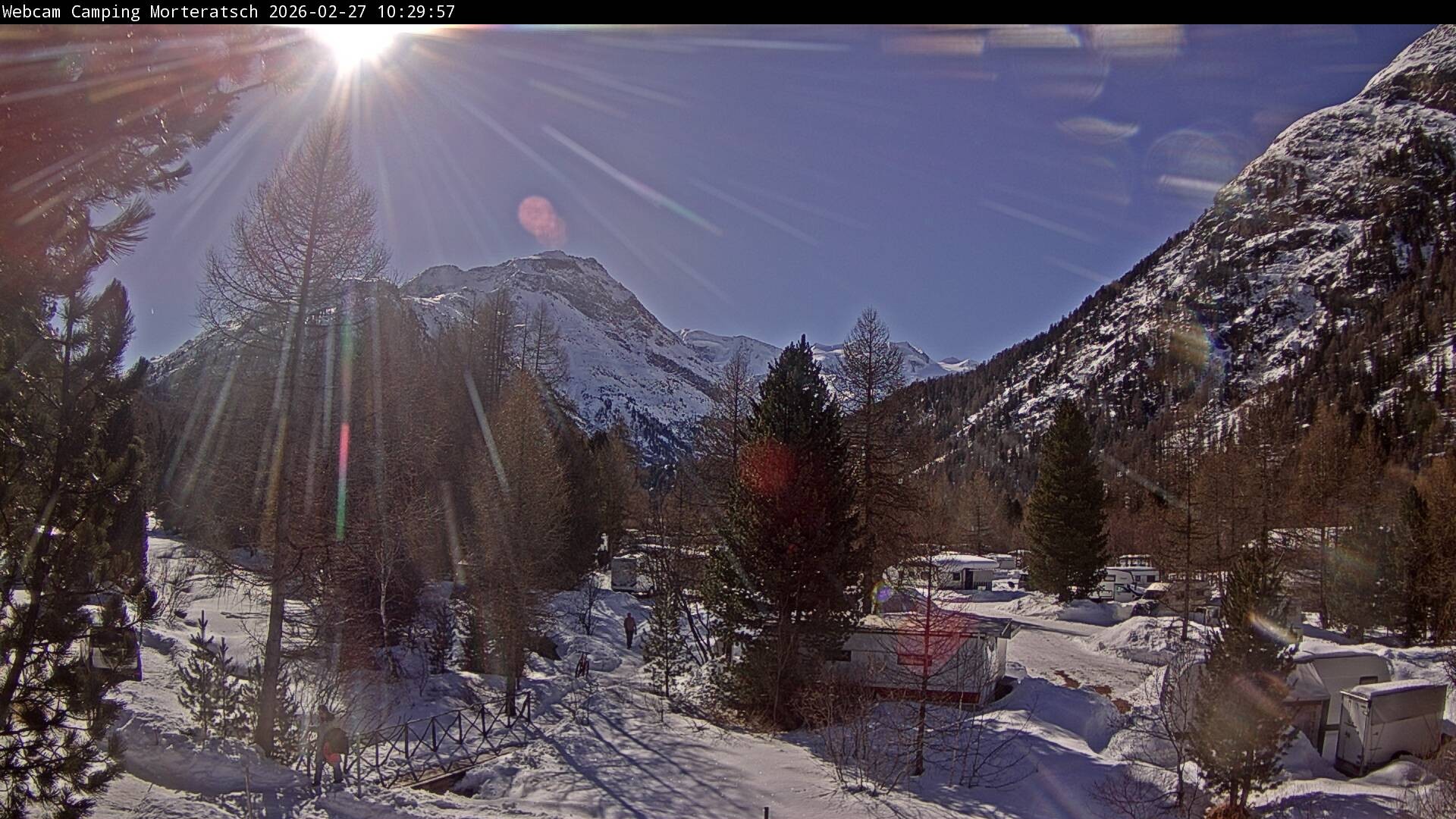 Archived image Webcam Morteratsch camping area, Engadin