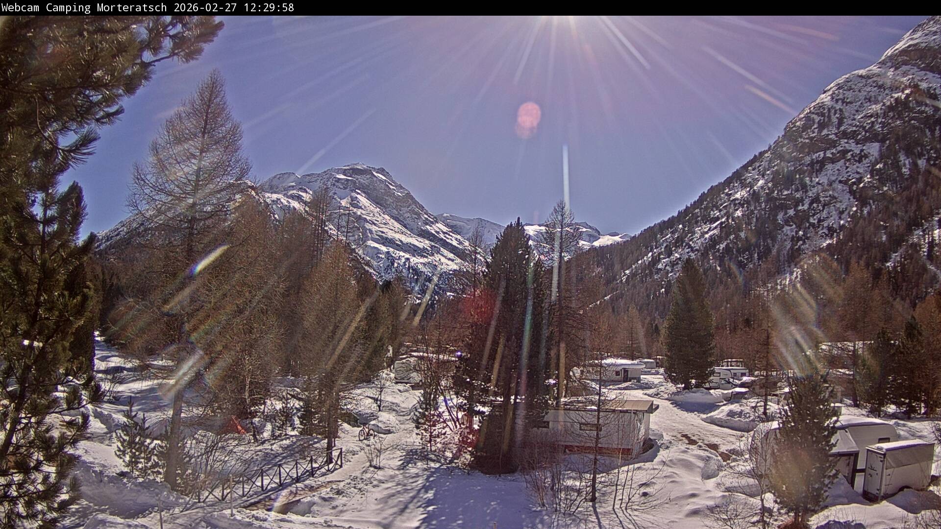 Archived image Webcam Morteratsch camping area, Engadin