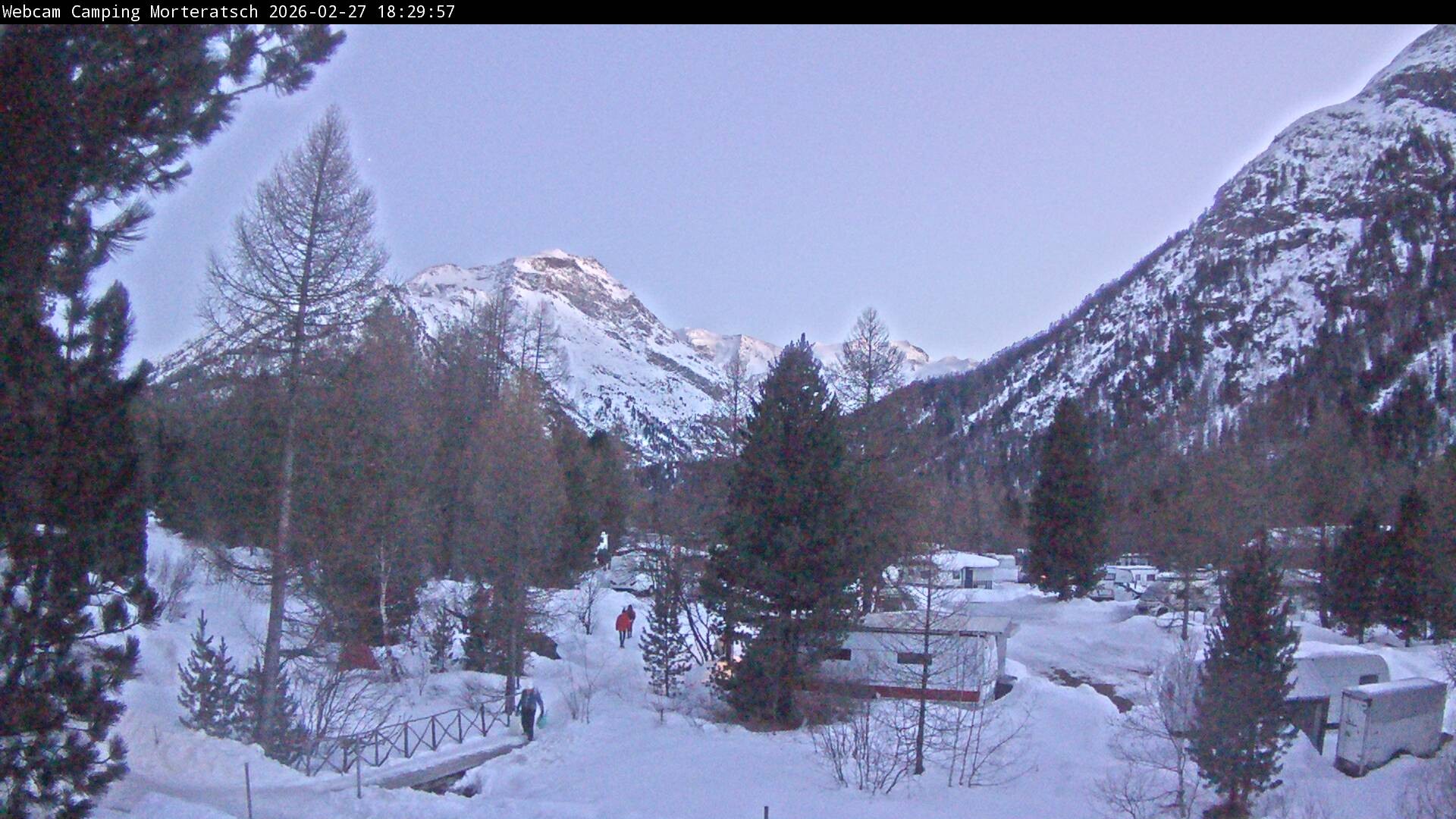 Archived image Webcam Morteratsch camping area, Engadin