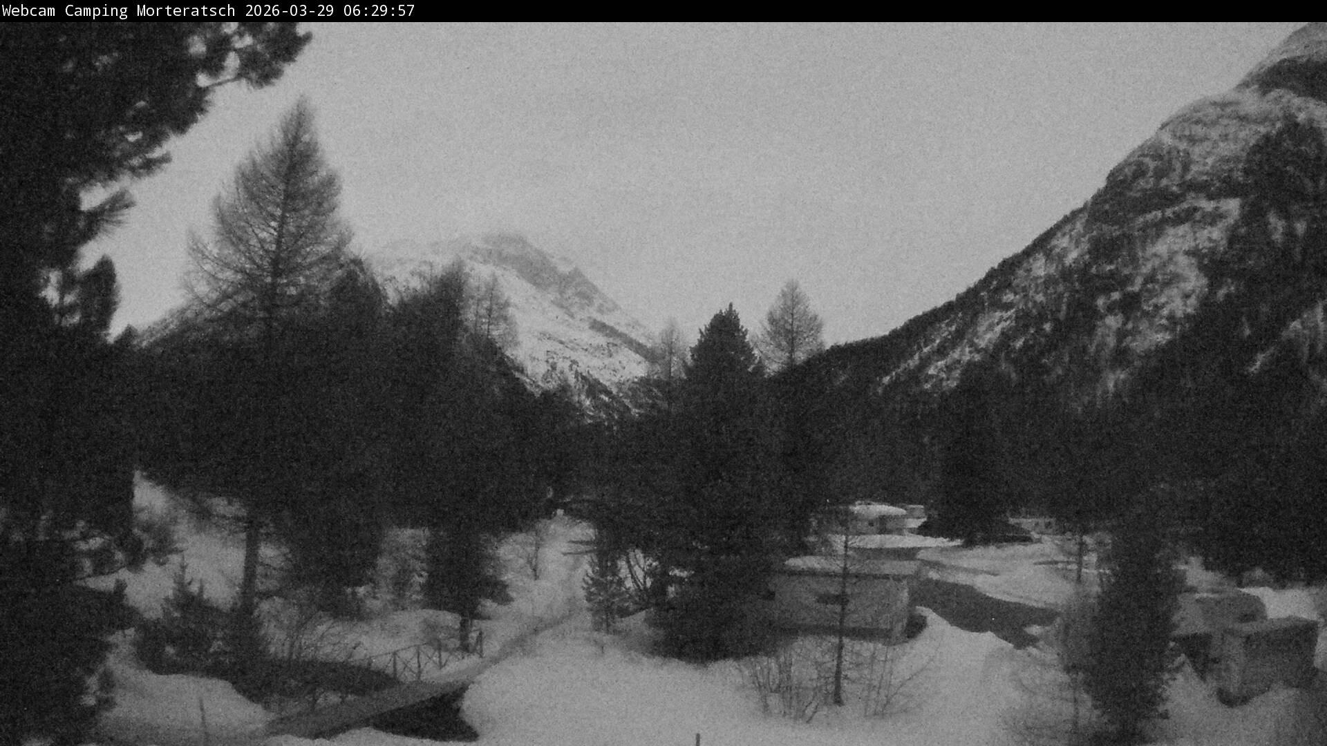 Archived image Webcam Morteratsch camping area, Engadin
