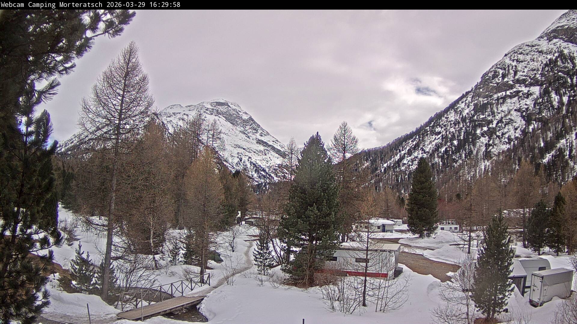 Archived image Webcam Morteratsch camping area, Engadin