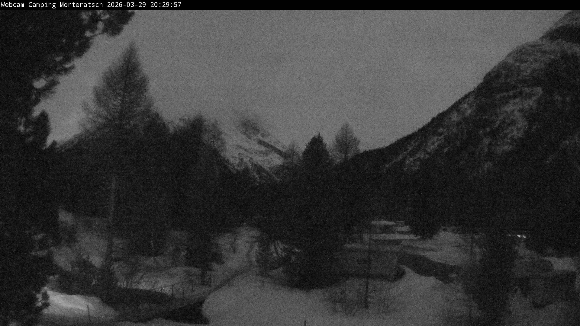 Archived image Webcam Morteratsch camping area, Engadin