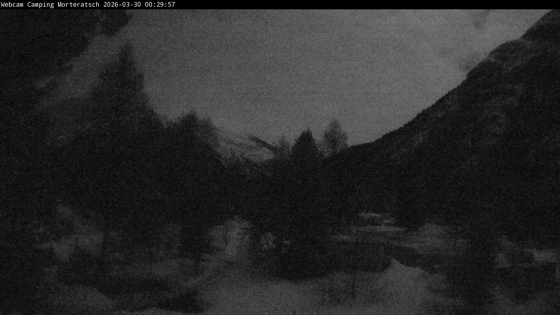 Archiv Foto Webcam Blick Campingplatz Morteratsch