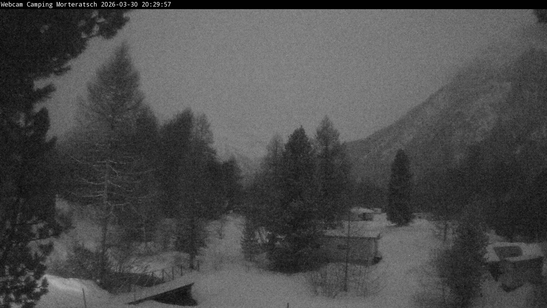 Archiv Foto Webcam Blick Campingplatz Morteratsch