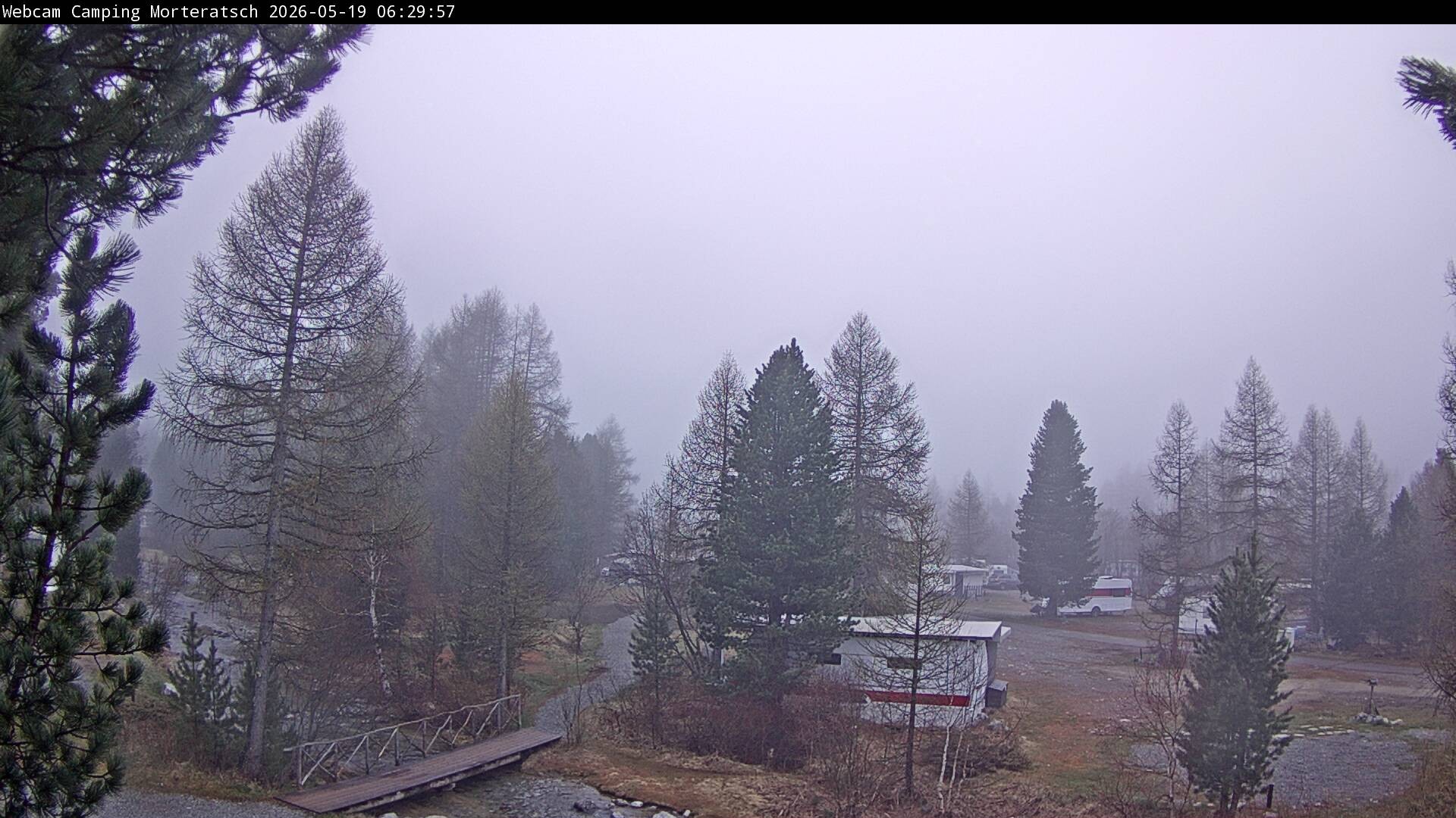 Archived image Webcam Morteratsch camping area, Engadin