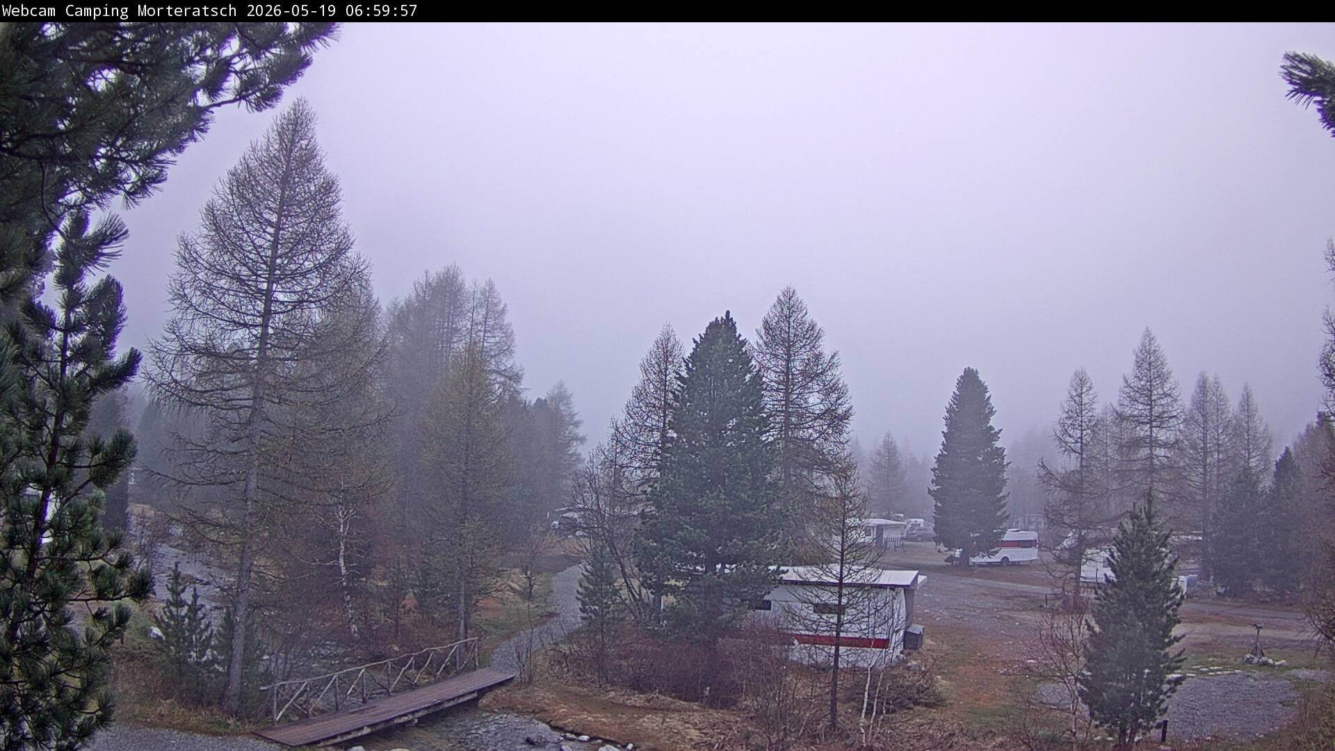 Archived image Webcam Morteratsch camping area, Engadin