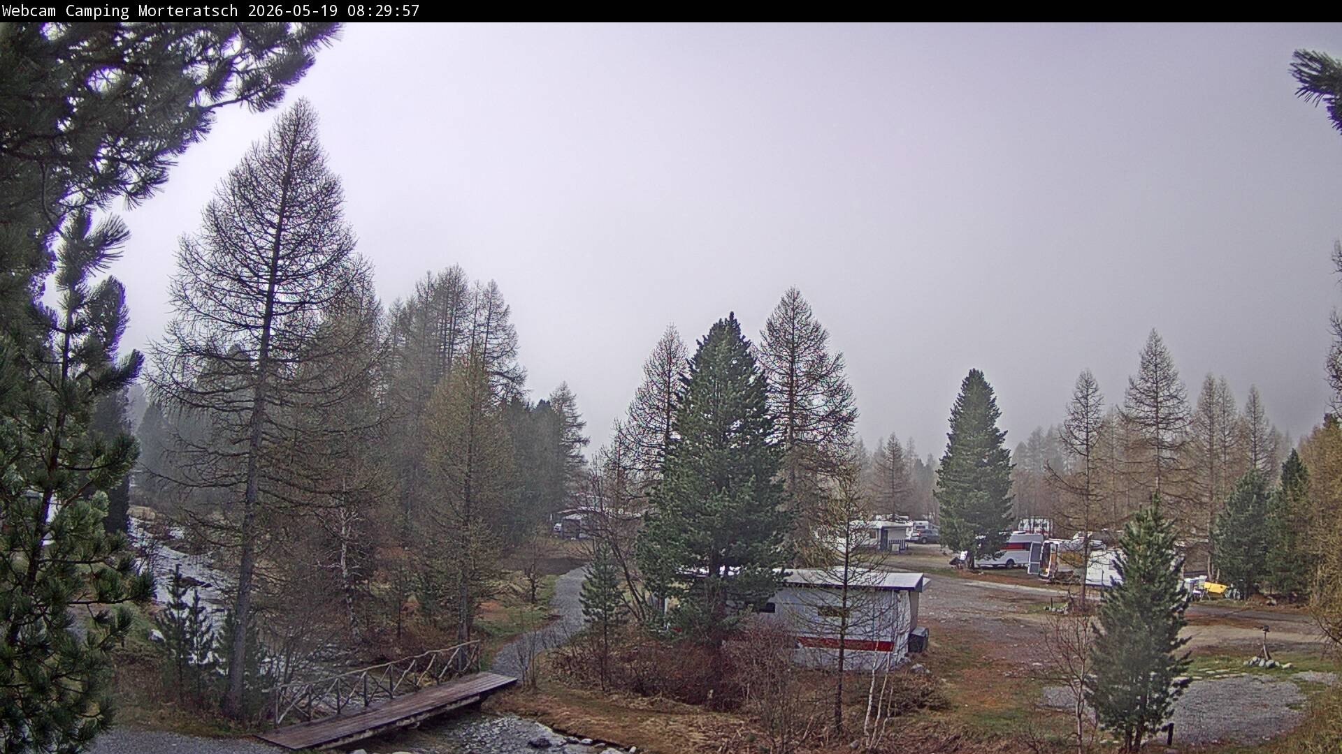 Archived image Webcam Morteratsch camping area, Engadin