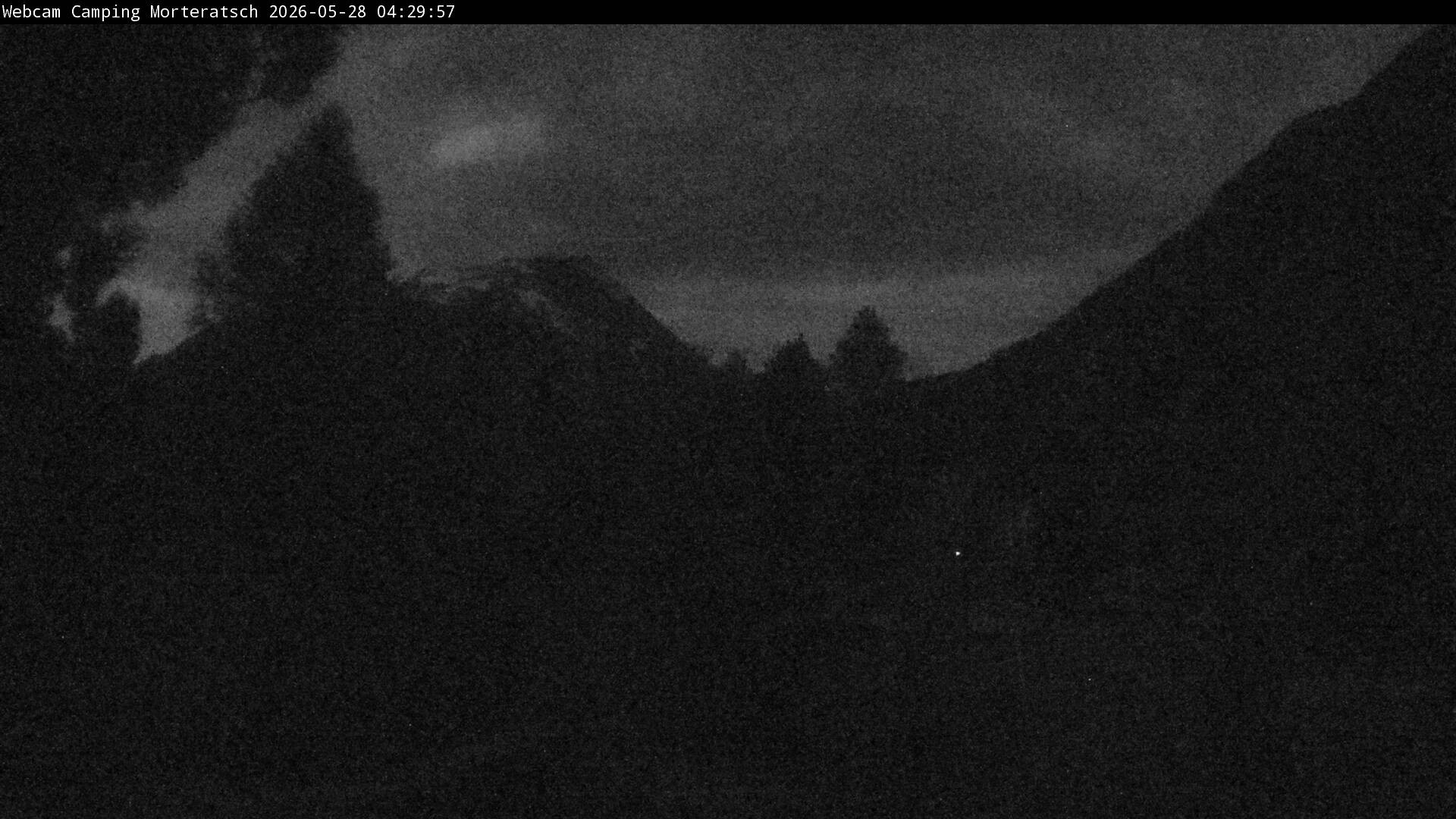 Archiv Foto Webcam Blick Campingplatz Morteratsch