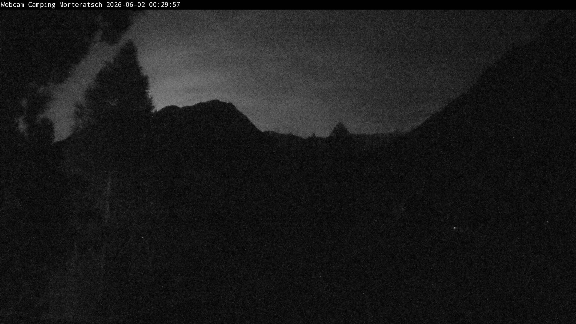 Archiv Foto Webcam Blick Campingplatz Morteratsch