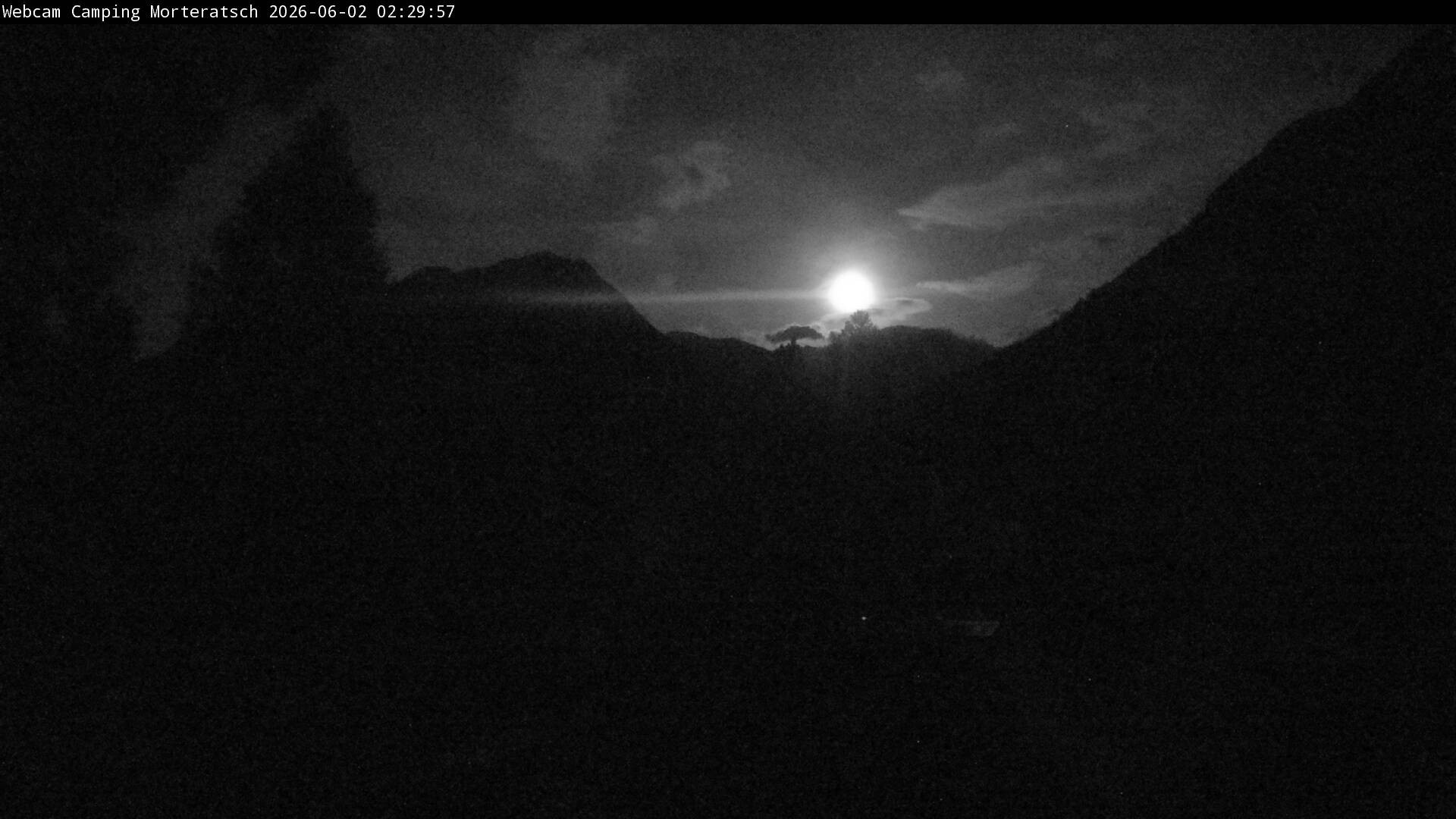 Archiv Foto Webcam Blick Campingplatz Morteratsch
