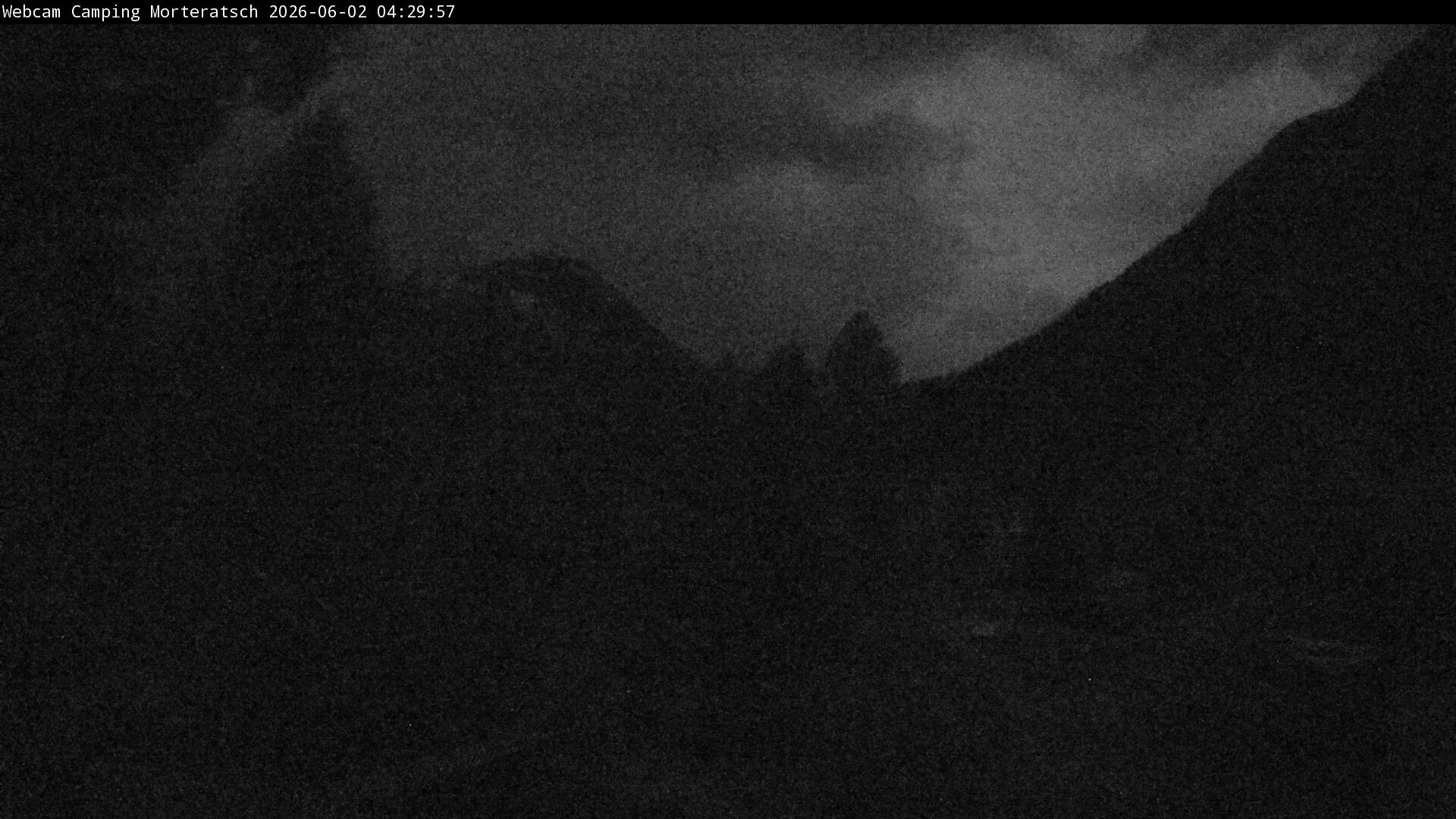 Archiv Foto Webcam Blick Campingplatz Morteratsch