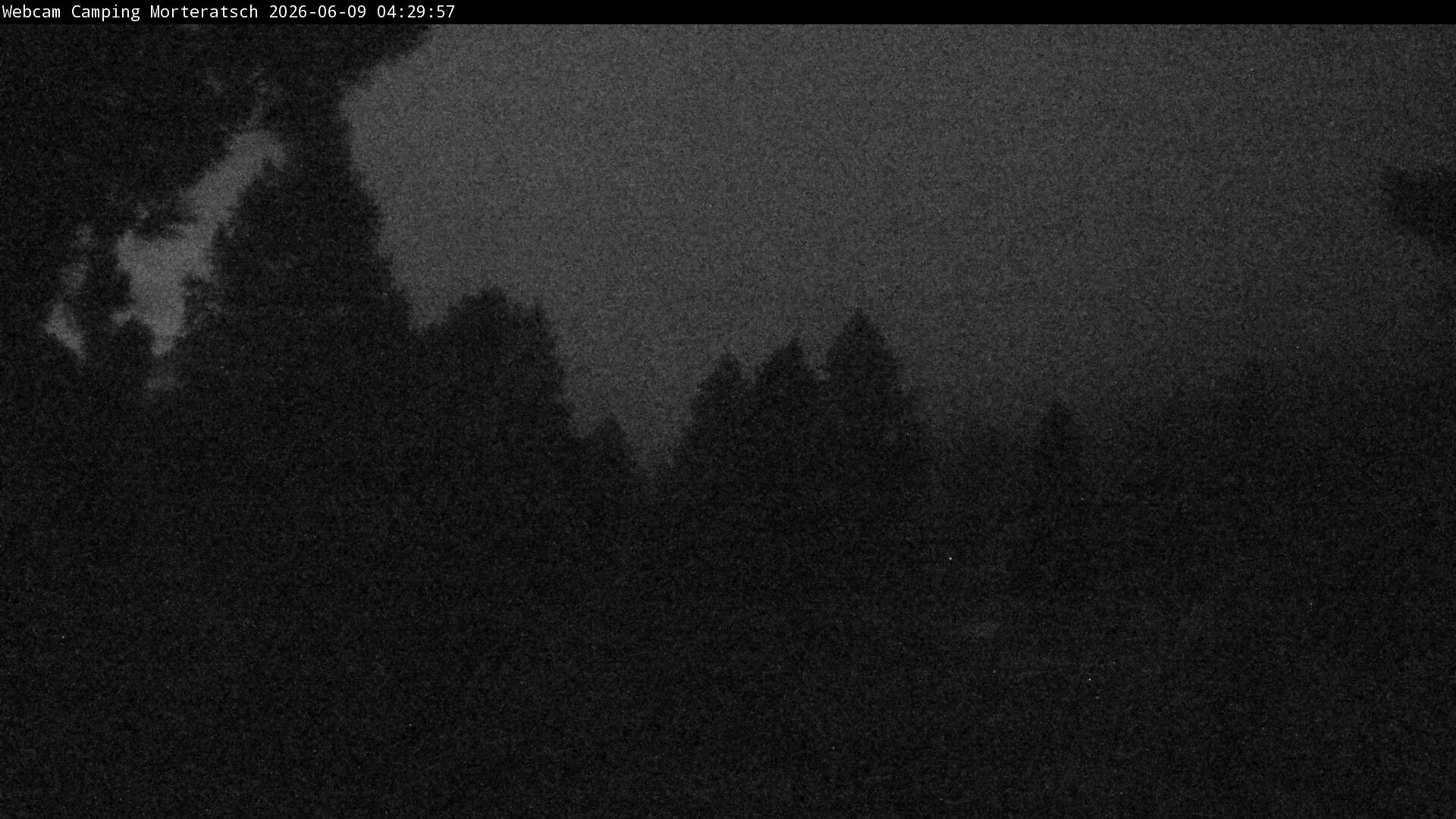 Archiv Foto Webcam Blick Campingplatz Morteratsch