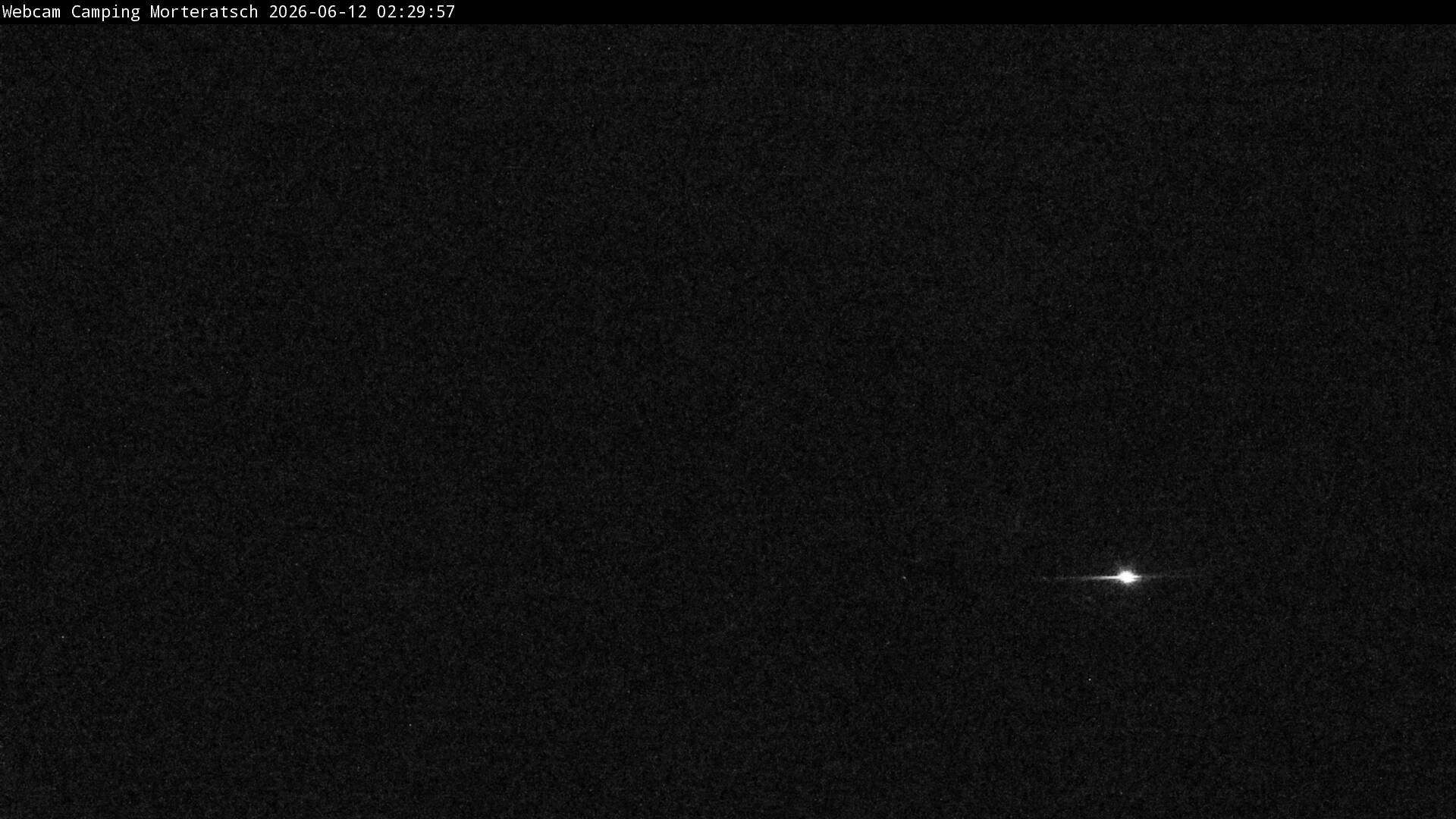 Archiv Foto Webcam Blick Campingplatz Morteratsch