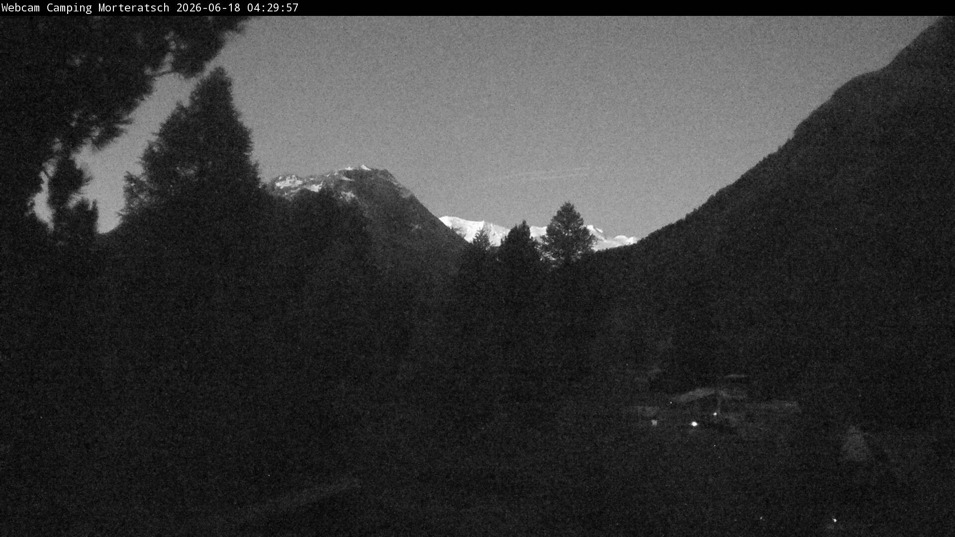 Archived image Webcam Morteratsch camping area, Engadin