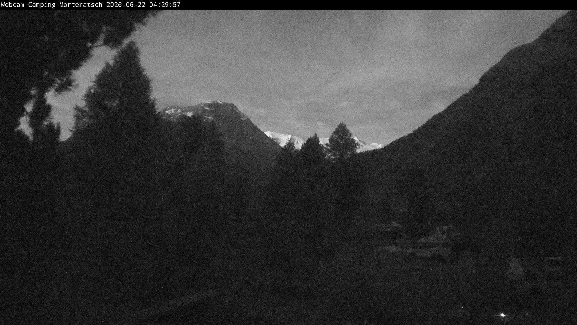 Archived image Webcam Morteratsch camping area, Engadin